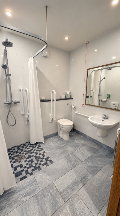 Accessible bedroom with step-free access
