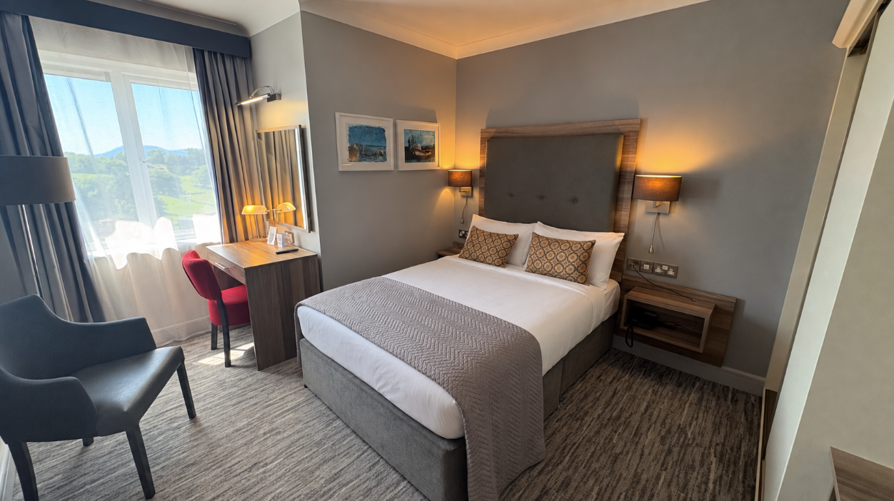 Accessible bedroom at Westlodge Hotel